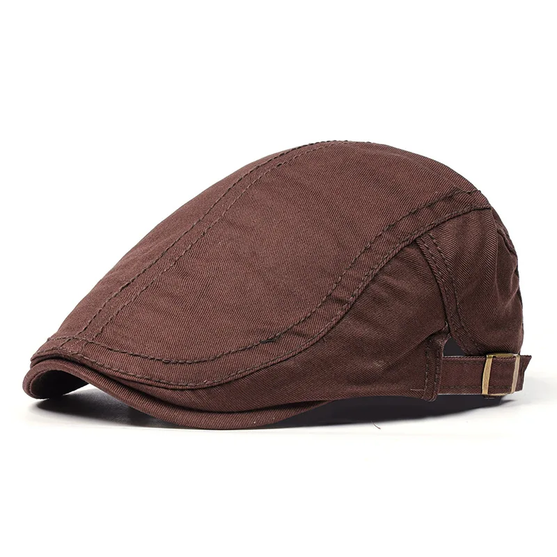 Men's  Cap Peaked Hat Non-fading Breathable Cotton Caps for Leisure Walking Performance