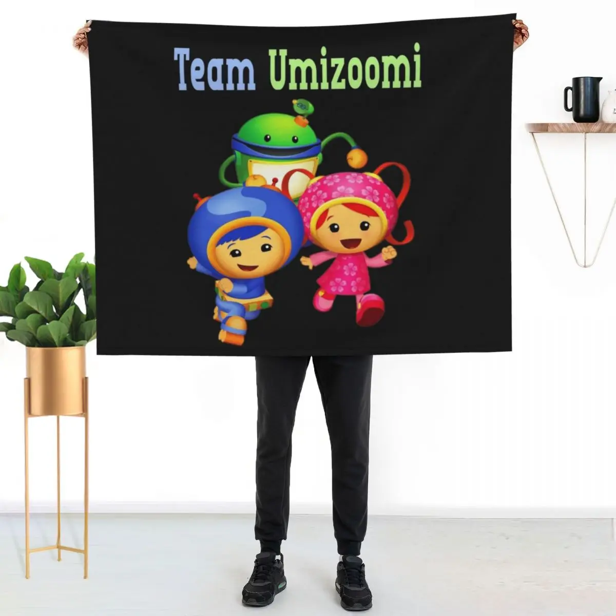 Подарок от команды Umizoomi для фанатов: мягкий пушистый плед для дома, не оставляющий ворсинок.