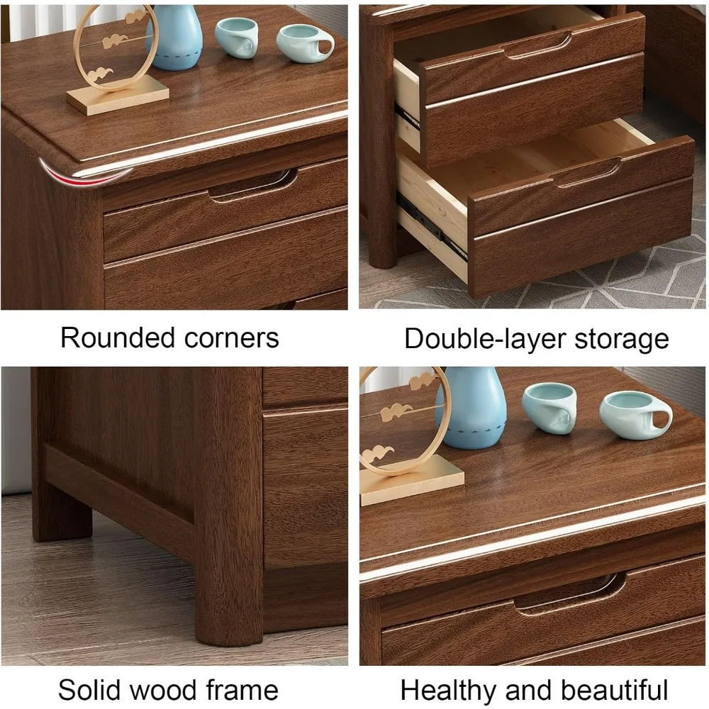 "طاولات خشبية معاصرة مع أدراج لغرف النوم والممرات والمساحات المعيشة" #4