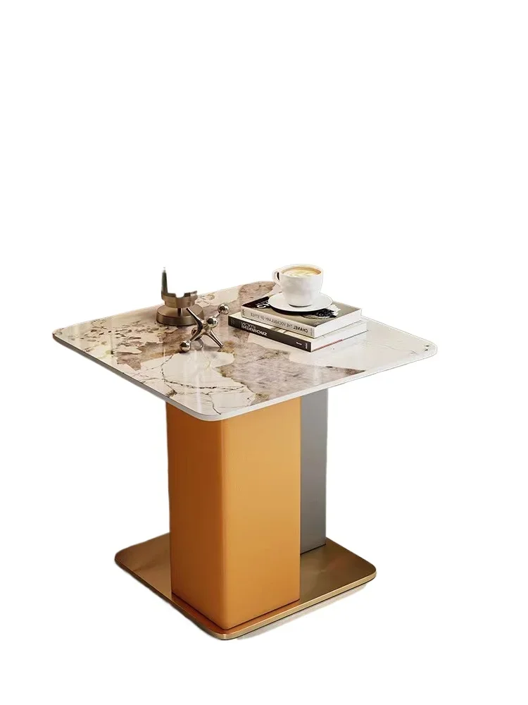 

Light luxury side cabinet modern simple small apartment creative small coffee table living room