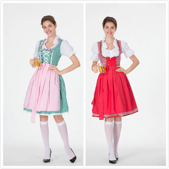 حجم كبير لوهوين البيرة فتاة الدكتور التقليدية Mh الوطنية زي خادمة مهرجان موضوع ملابس نسائية العرقية