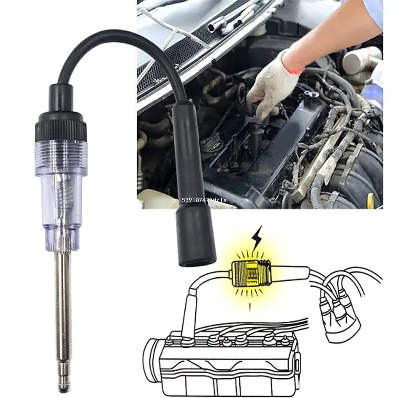 for Spark Plug Tester Ignition System Coil Engine In-Line Auto Diagnostic Test T Dropship