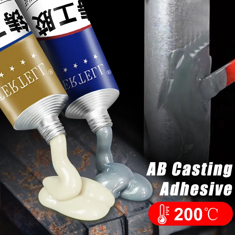 AB Glue Sealant Metal Repair AB Glue Casting Glue Cold Welding Glue Agent High Strength Repair Casting Adhesive Heat Resistance