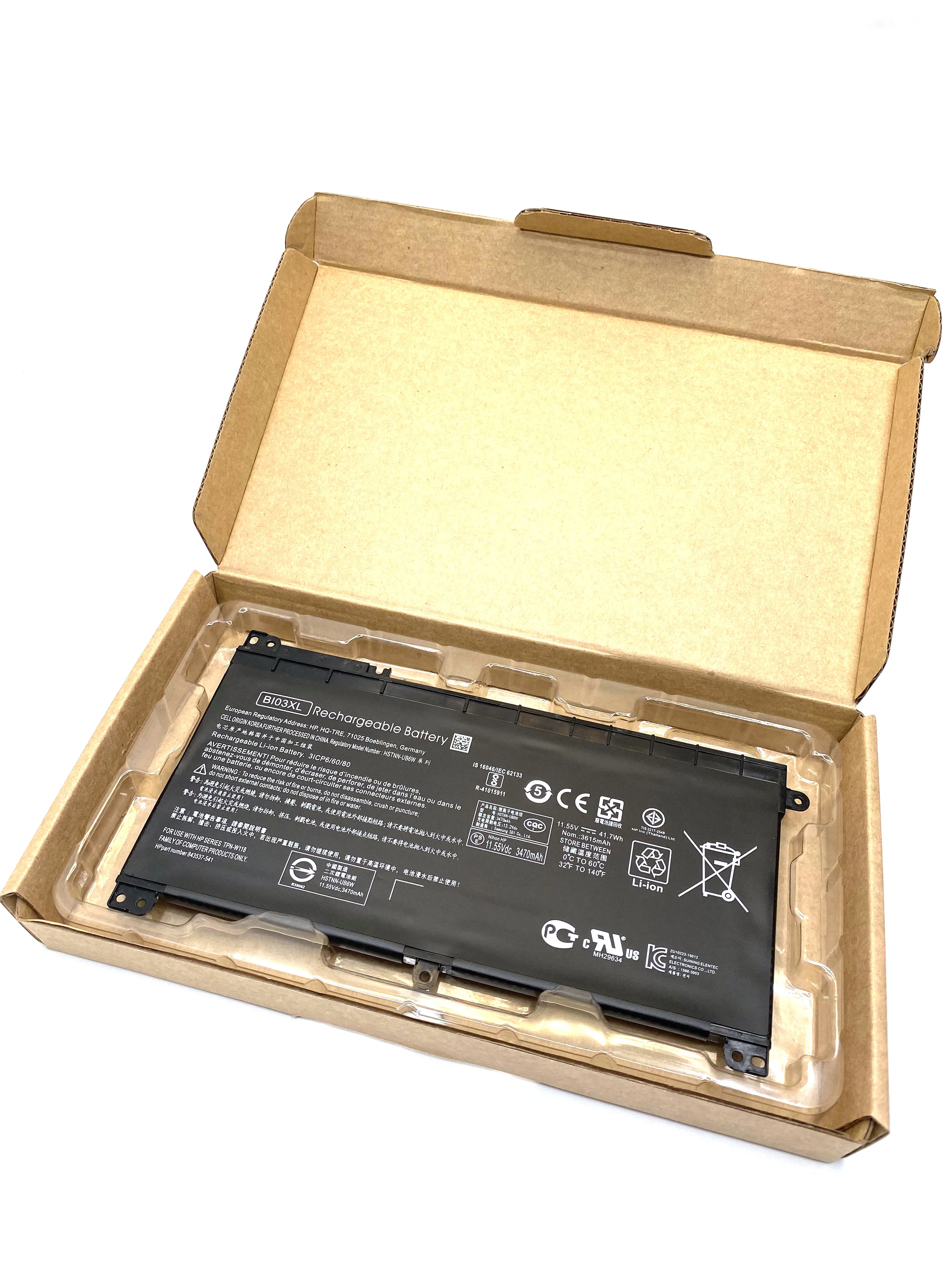 

BI03XL Laptop Battery For HP Pavilion 13-u (u000 u100) x360 Stream 14-ax 14-cb 14-ds Series HSTNN-LB7P HSTNN-UB6W TPN-W118 ON03
