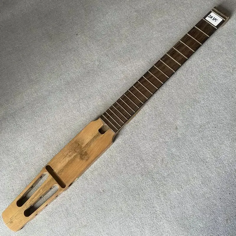 IN315  Headless Guitar Maple With Sapele 3PLy Neck Through  Unfinished Electric  With Mute Classical Guitar Travel Classical