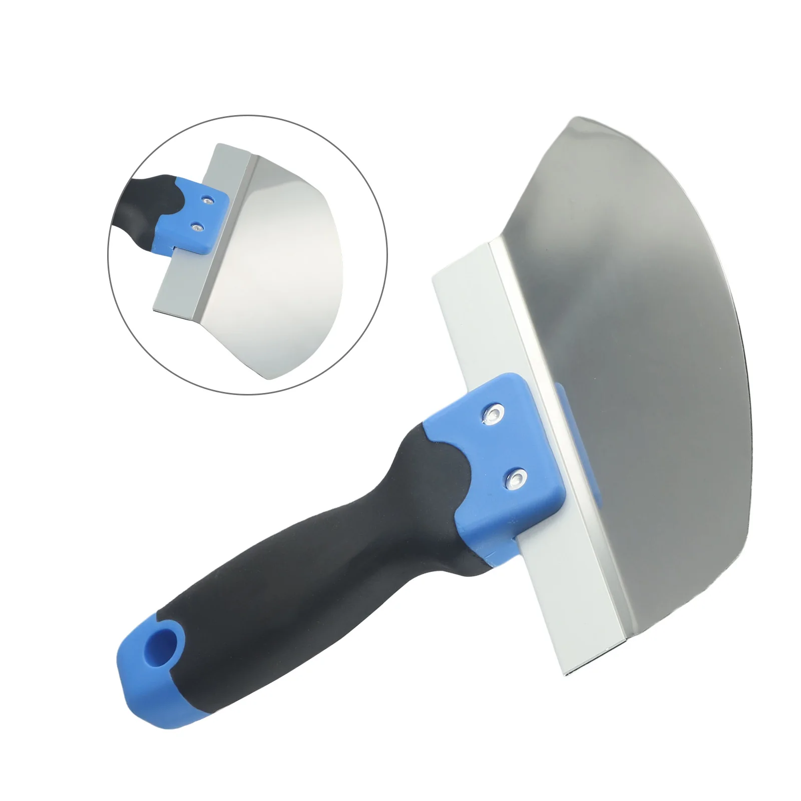 Arc Cleaning Plastering Cutter Product Name Aluminum Anti Slip Handle Arc Blade Stainless Steel Long Term Work