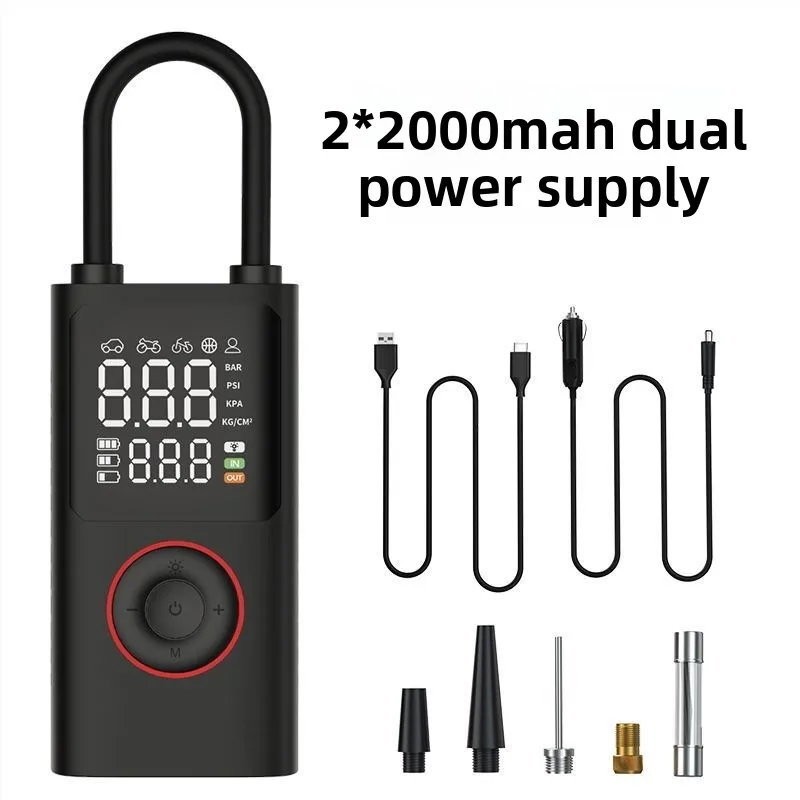 

Умный автомобильный надувной насос: двойной дисплей. Беспроводное зарядное устройство. Power Bank. Ваш комплект Essential On-the-Go