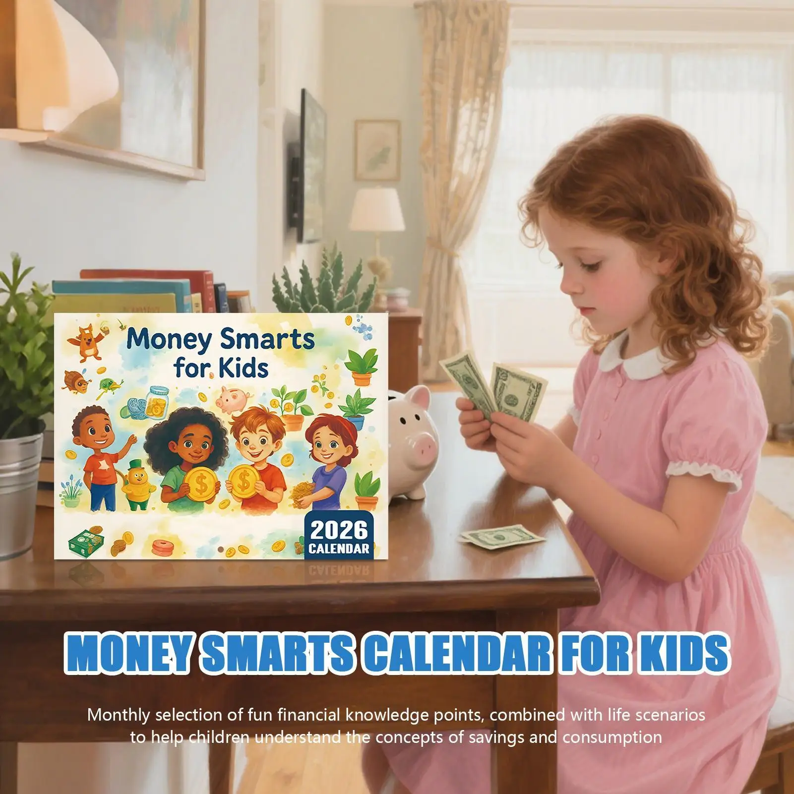 

2026 Interactive Learning Calendar Parent-Child Financial Education Calendar Interactive Educational STEM Learning Tool For