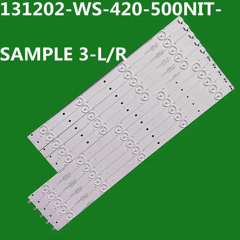 

5TV=50PCS New LED Strip 131202-WS-420-500n1t-Sample 3-R 131202-ws-420-500nit-sample 3-L Tc-42as610 Tc 42as610 Tc-42as610x