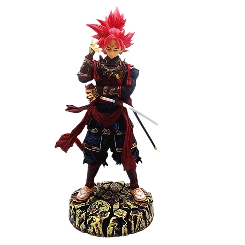 Dragon Ball Anime Figure Model, Coleção Estátua Gk, Vários Personagens, Imagem Samurai, Decoração Desktop, Brinquedo ornamento, Presente, 28-31cm