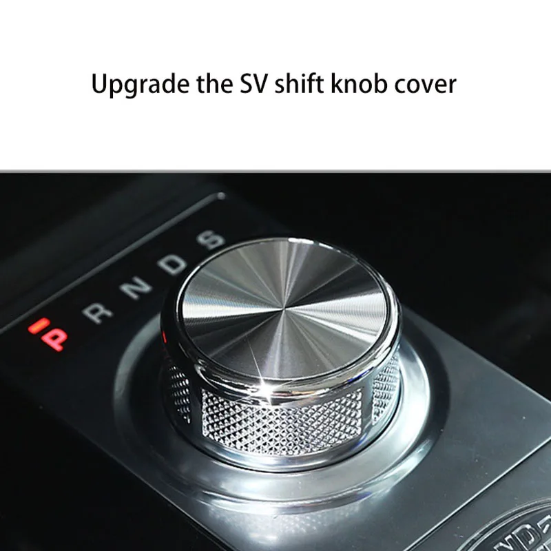 

For Land Rover Range Rover Discovery SV Gear Shift Knob Head Trim Cover Zinc Alloy Protective Cover