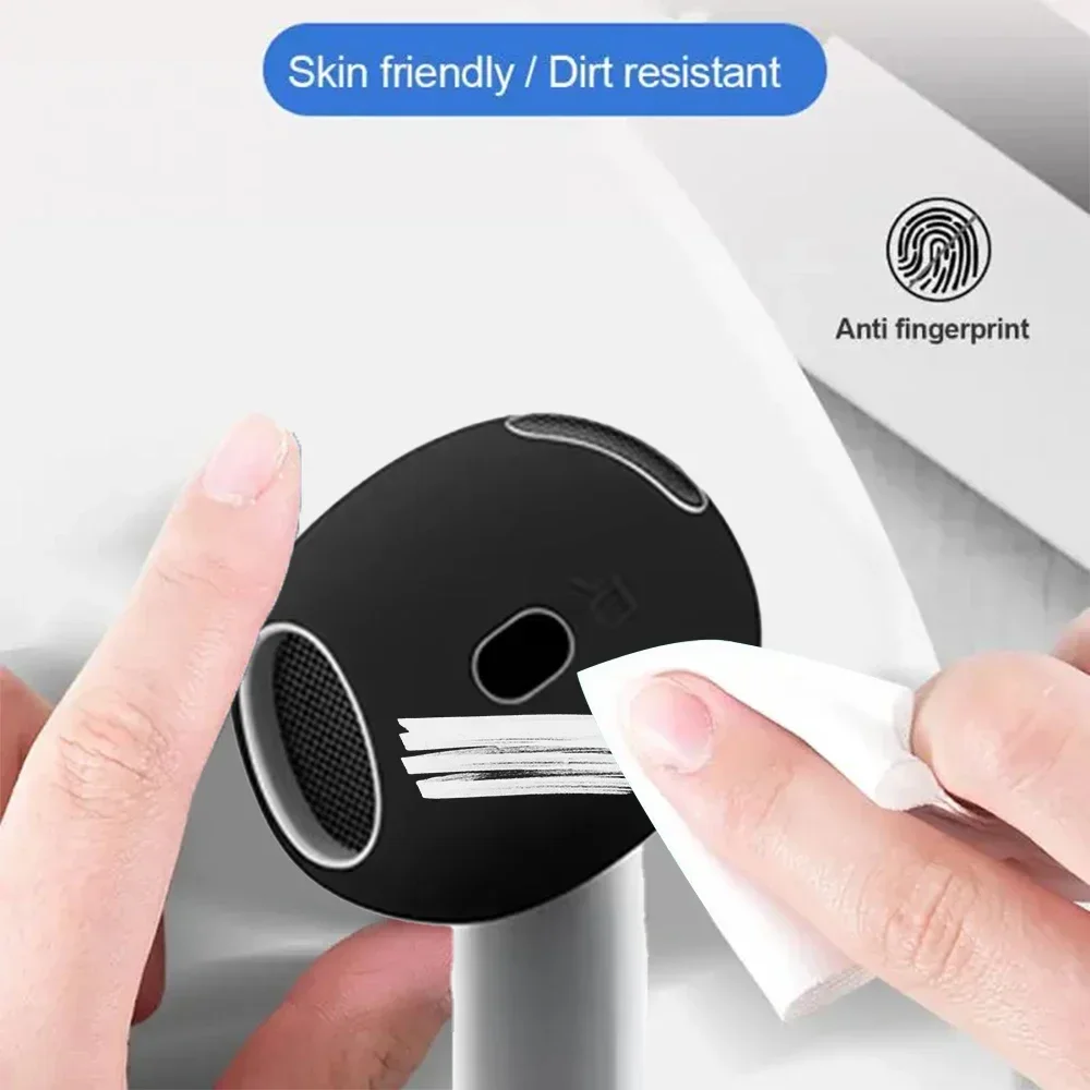 AirPods 4 용 부드러운 실리콘 미끄럼 방지 이어 팁 초박형 그립 팁 추가 교체 이어팁 이어 버드 커버 스킨 New AirPod 4