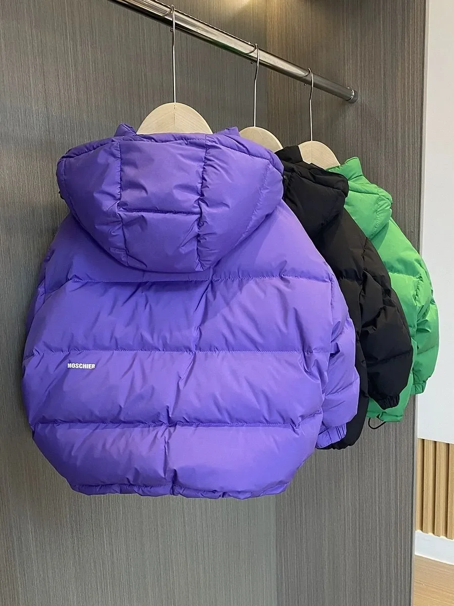 2023 neonate ragazzi inverno cappotti caldi cotone con cappuccio imbottito addensare cappotti bambini compleanno vestiti Casual abiti per bambini