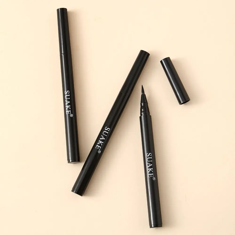 Professional Waterproof Liquid Eyeliner Anti-Oil Sweatproof Ultra Thin Eyeliner Smudge-Proof Natural Liquid Eyebrow Pencil Women