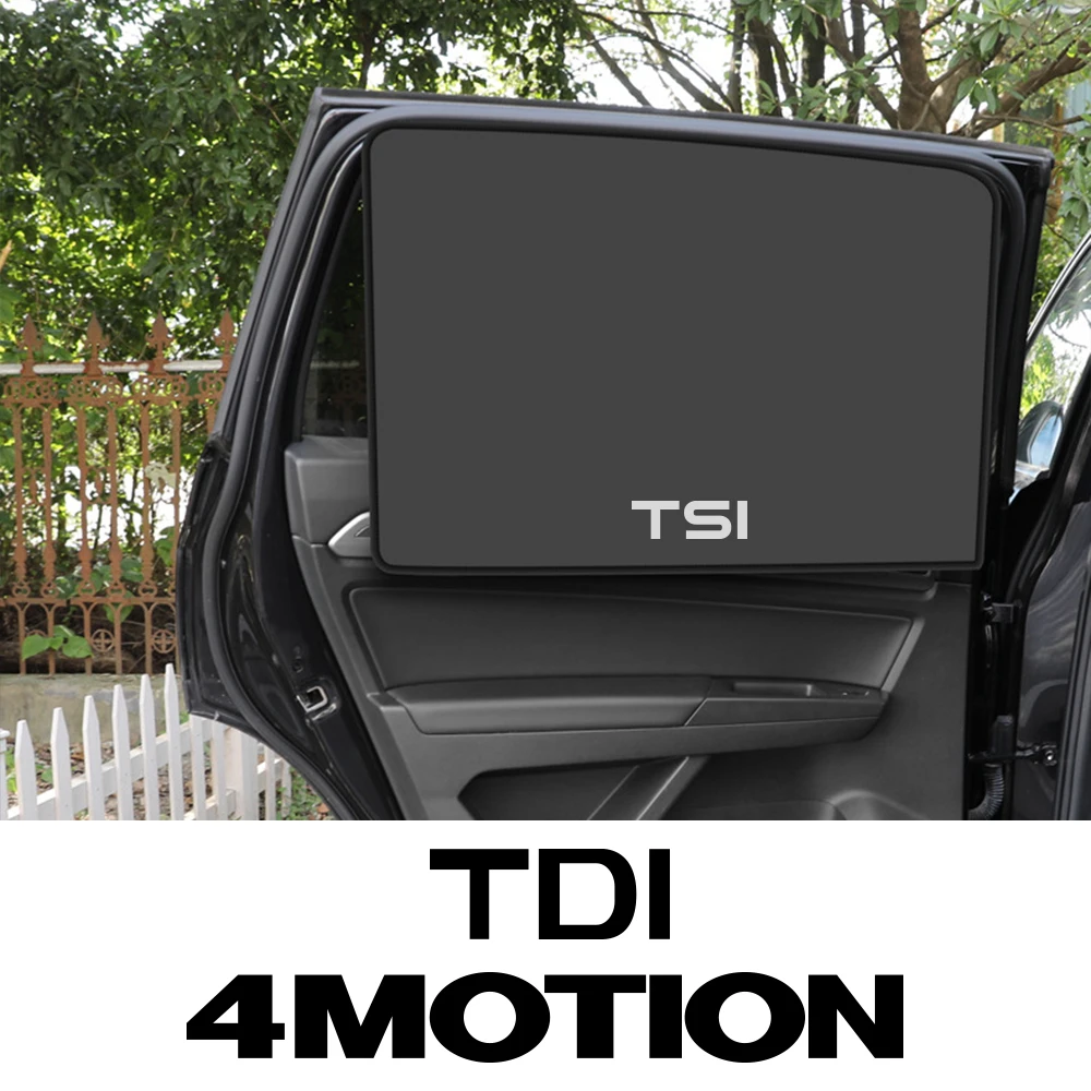 امتصاص مغناطيسي قوي للسيارة ، ستائر نافذة قابلة للطي لـ our ، TDI ، 4 moto ، بولو ، تيغوان ، جولف 7 ، توران بورا سي سي ، إكسسوارات سيارات #2