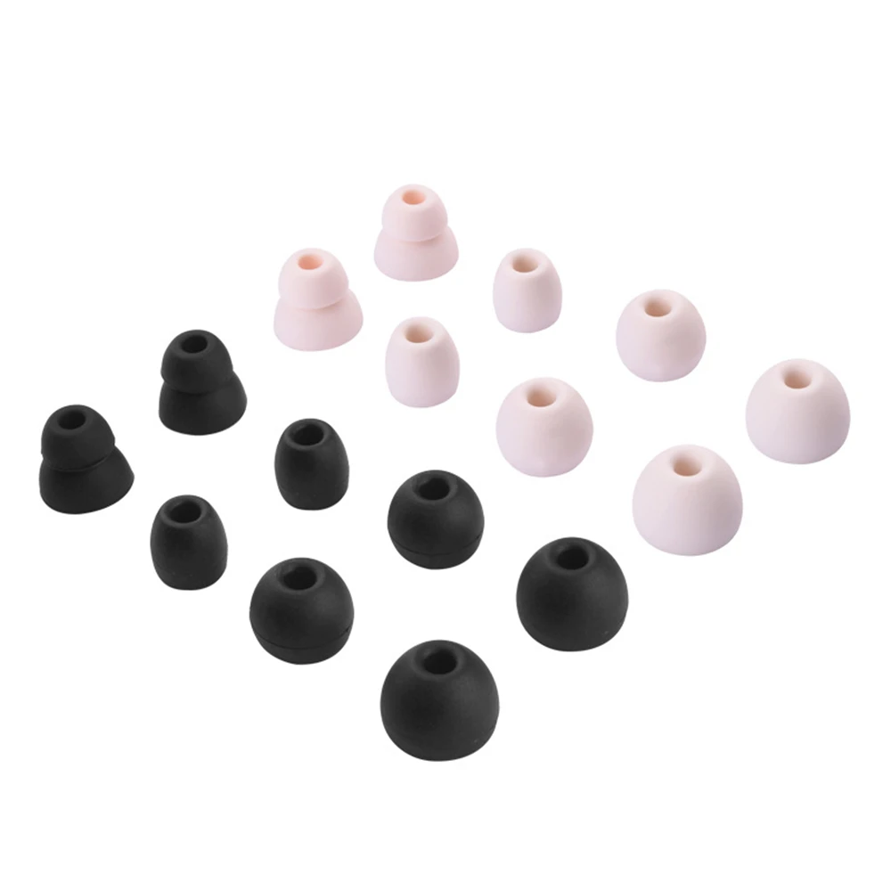 

8pcs Silicone Ear Tips for Beats Flex Eartips for Beats X/Powerbeats Pro Neck-Mounted Earphones Tips Anti-Slip Avoid Falling Off