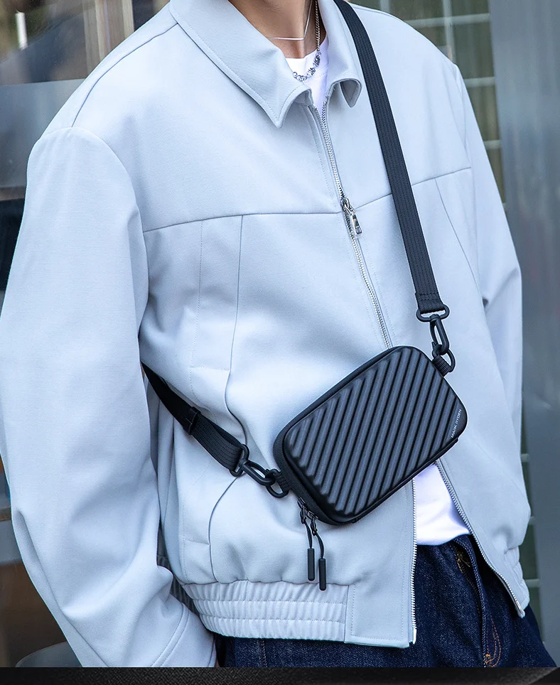 2026 New Fashion Mobile Phone Bag Men's Messenger Bags All-match Mini Small Crossbody bags Coin Purse Vertical Handbags Bolsa 가방