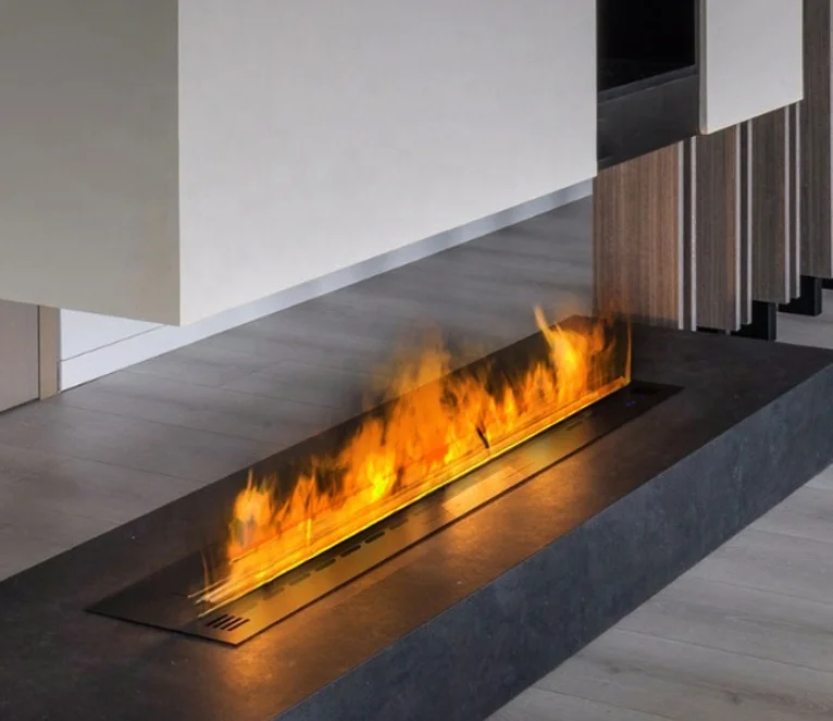 

3d Atomizing Fireplace Intelligent Living Room Home Decoration With Simulated Flame Embedded American European Steam Humidifier