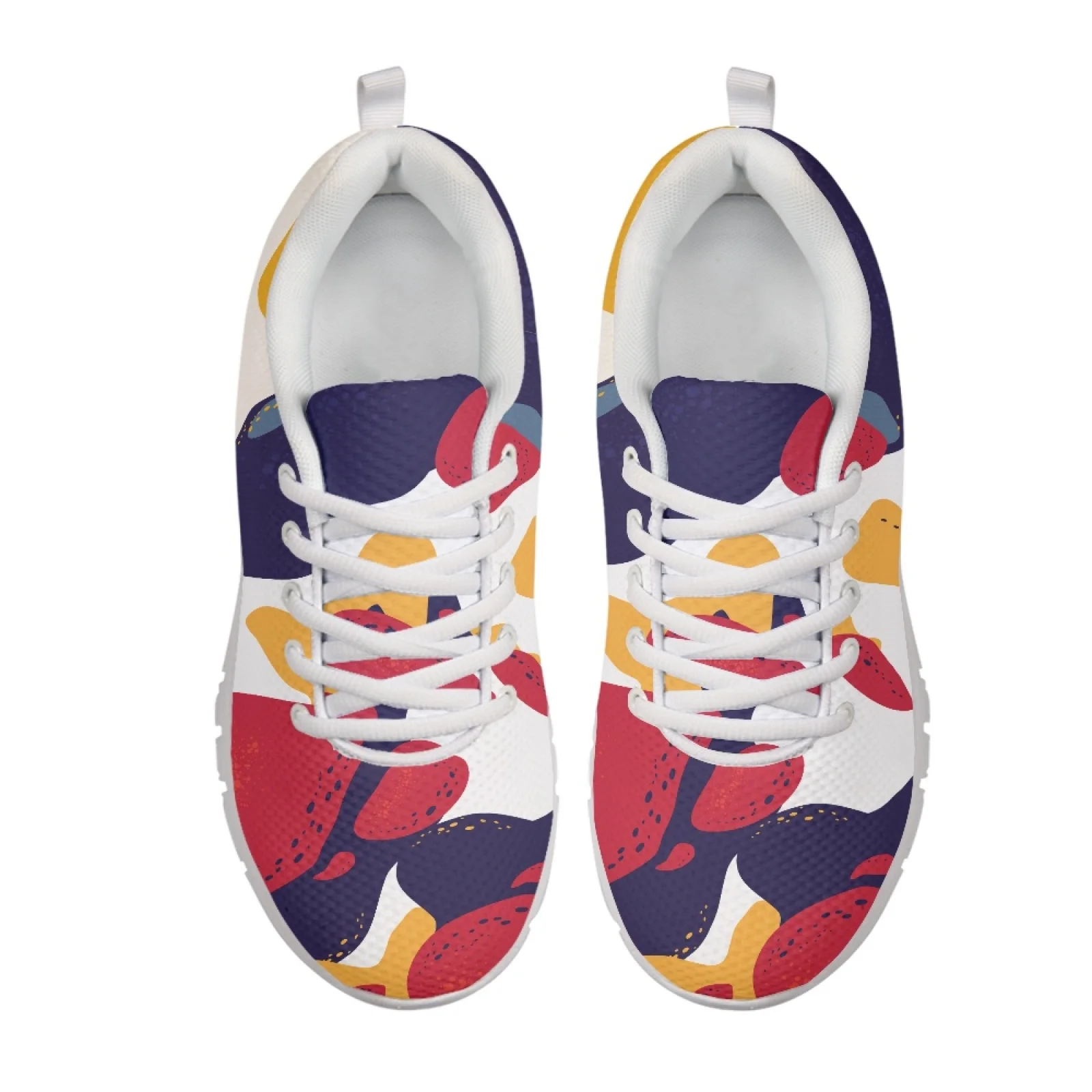 Coloranimal Abstract Splash Running Shoes Athletic Sneaker for Men Casual Walking Shoes
