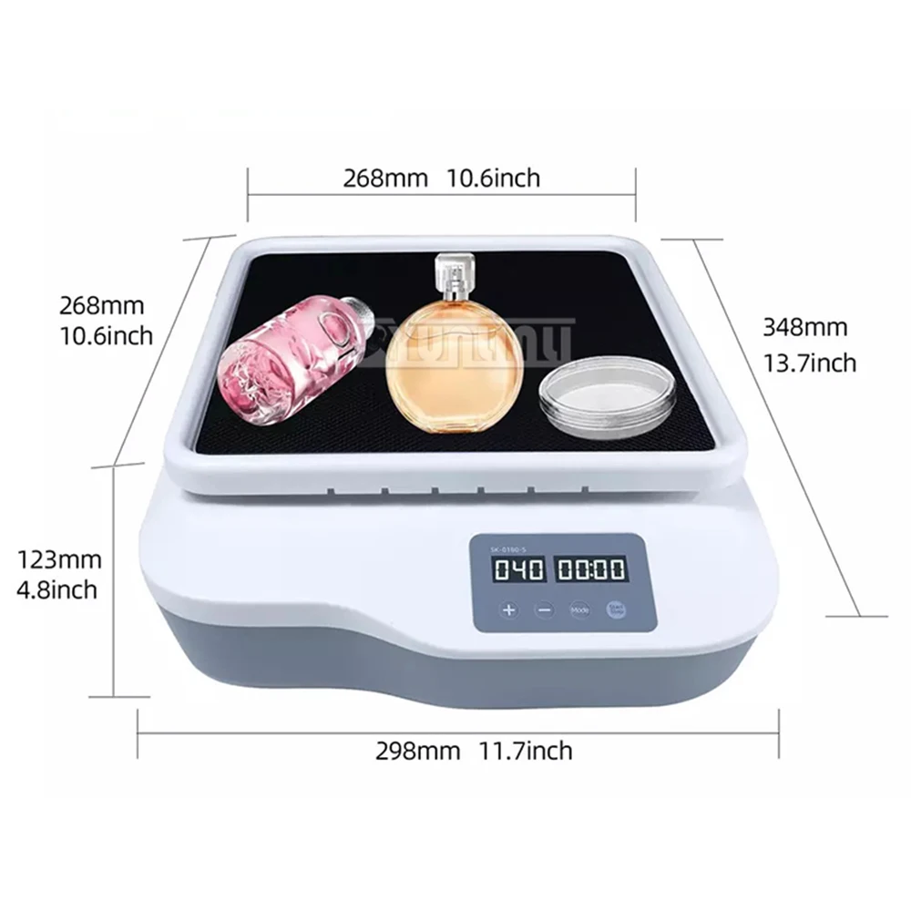 Digital Rocker Shaker Double LED Display Time Speed Adjustable Speed Laboratory Protein Synthesis Decolorization Shaker