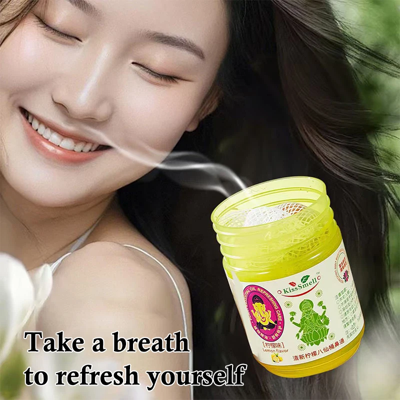 

Травяной ингалятор, традиционный поток носа, освежающие освежающие эссенции для поддержания мозга, прозрачная мята против сонливости