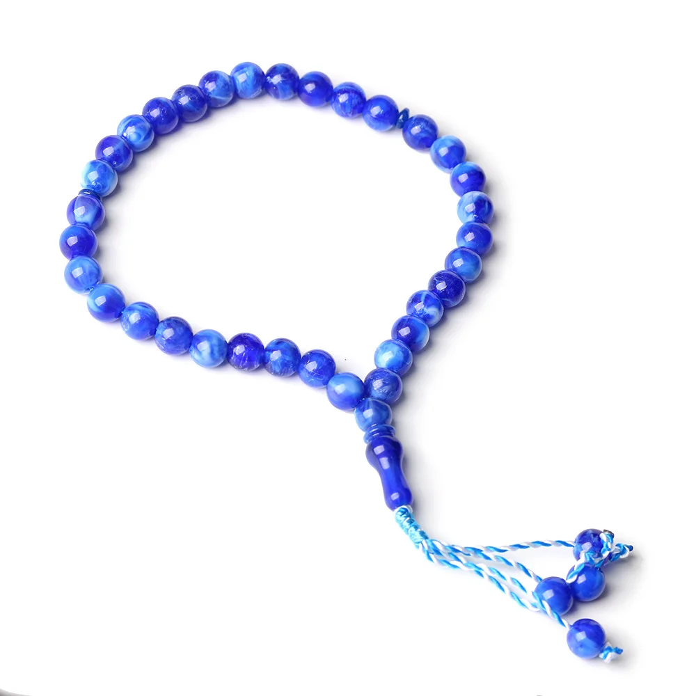 Islamic Tasbih Prayer beads Muslim33 beads For Men Bracelet For Men Women Colorful plastic Misbaha Accessory Handmade wholesale