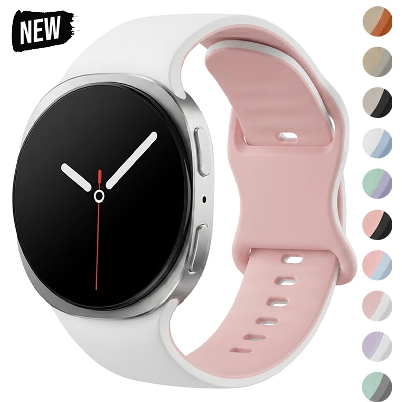 Silikonarmband für Samsung Galaxy Watch 9 8 44mm 40mm Sport Correa Armband für Galaxy Watch 8 Classic 46mm Zubehör – Detail 1
