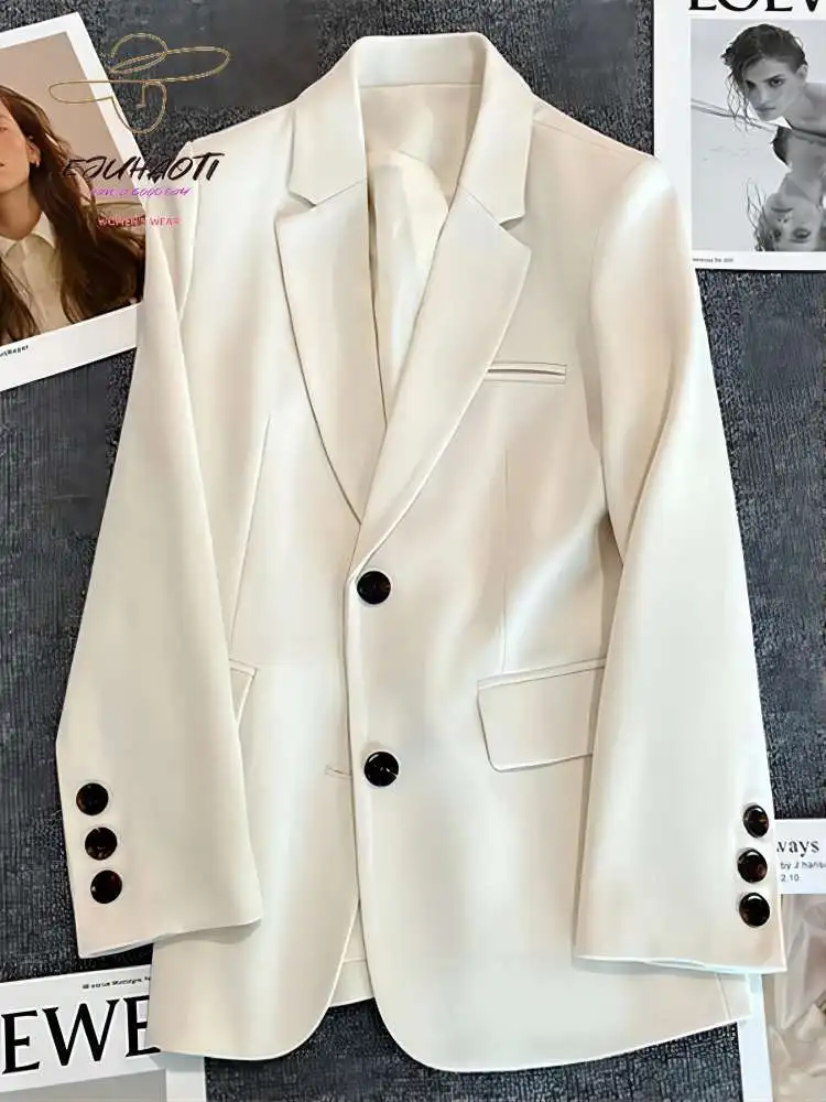 2024 neue Jacke kleine Anzug Mäntel Frauen Frühling Herbst koreanische lose lässige Frauen Blazer Kleidung versand kostenfrei Oberbekleidung Tops