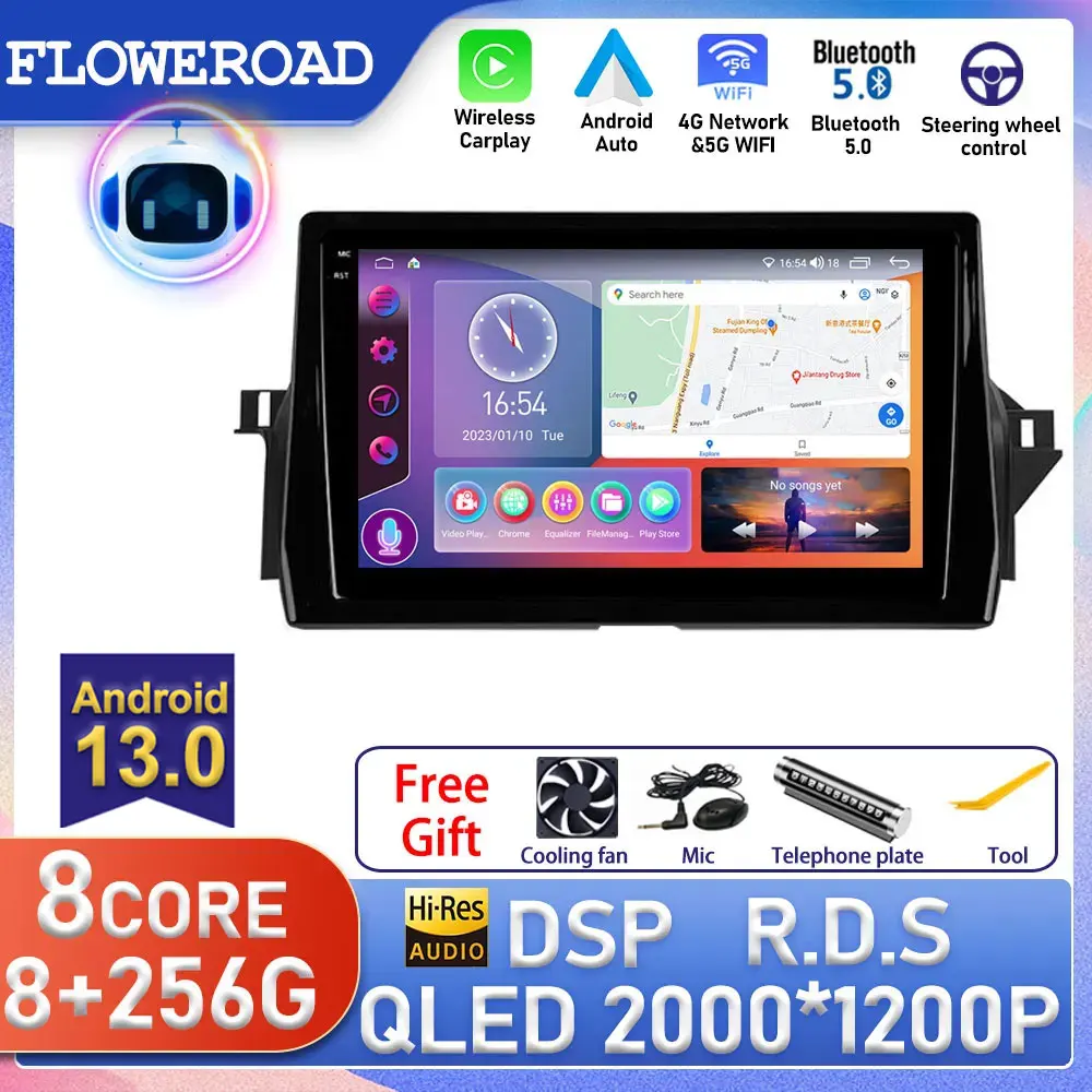 

Android For Toyota Camry VIII 8 XV70 2020 - 2021 Auto Car Radio Multimedia Video Player Navigation GPS No 2din 2 Din DVD Carplay