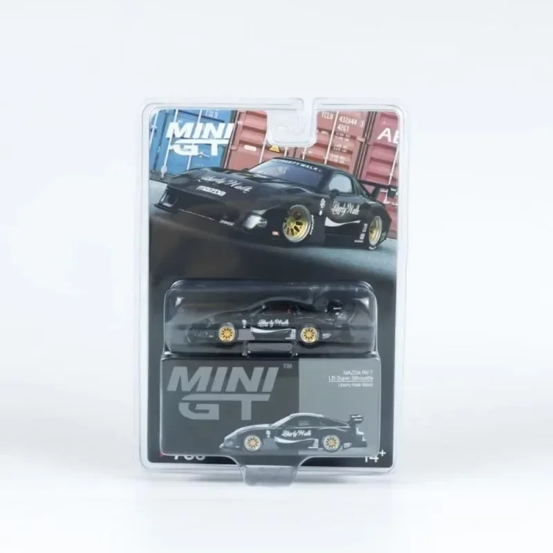 MINIGT 1:64 Mazda RX-7 LB-Super Lamborghini SVJ Dutsun 510 HKS Liberty Walk Alloy Diecast Car Model Toy Collection Gifts