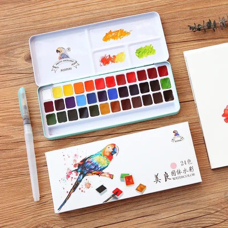 Premium Watercolour Paint Set Field Sketch Drawing... - Vicedeal - View #8