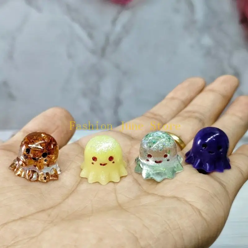 N5KA Mini Specter Ornament Silicone Mold For Handcrafted Resin Pendants And Keychains