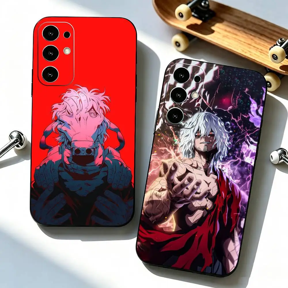 t-Tomura Shigaraki BNHA  Phone Case Black Silicone Soft For Samsung S25,S24,S21,S22,S23,S30,Ultra,S20,Plus,Fe,Lite