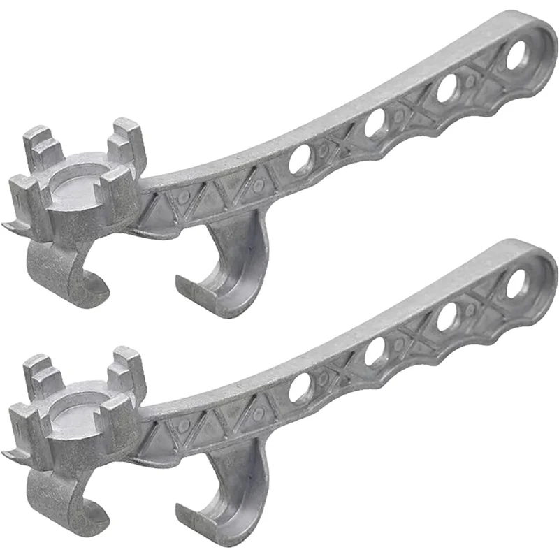 ABNP 2X Aluminium-Trommelschlüssel, Metall-Eimeröffner 5 Gallonen, zum Öffnen von 10-55-Gallonen-Trommeln, passend für 2 Zoll und 3/4 Zoll Stopfenkappen Dur