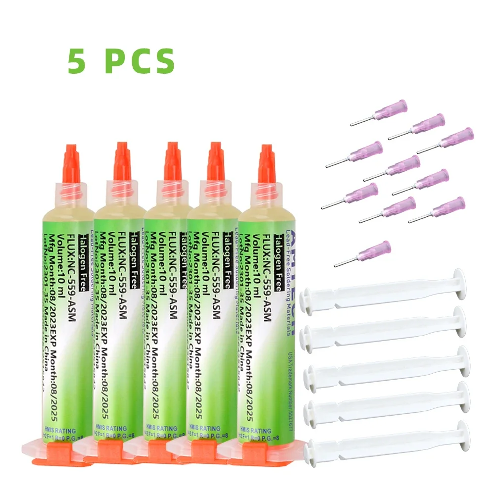 بغا PCB غير نظيفة لحام لصق لحام المتقدمة تدفق الزيت الشحوم 10cc لحام إصلاح لصق NC-559-ASM #2