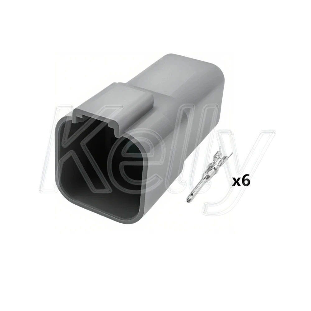 6P AC Montage Auto-Lauflicht-Kabelstecker Auto-Gaspedal Wasserdichte Buchse mit Anschlussklemme DT06-6S DT04-6P – Detail 5