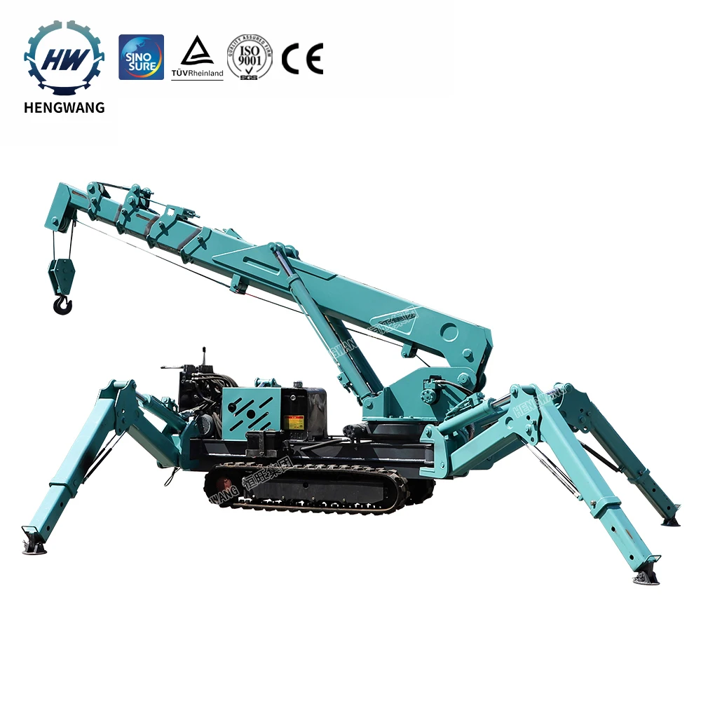 Hengwang Light Crane Crawler Crane Telescopic Boom Crane