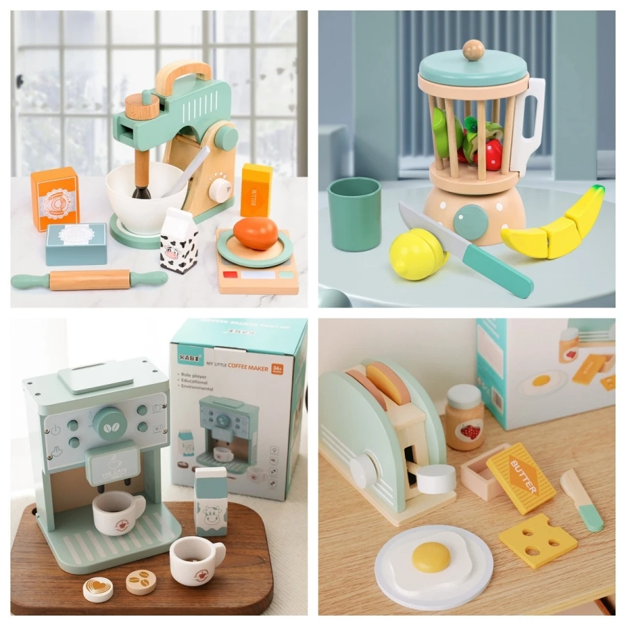 Wooden simulation kitchen toys for children 1