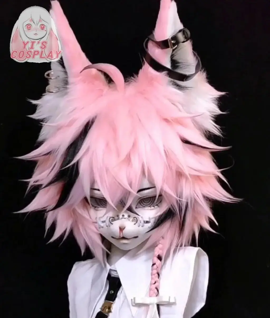 Yis cosplay Custom Furry head Kigurumi Head Cosplay Kemono Fursuit Handmade Headsets Beast Customized Fursuit Kemono Head