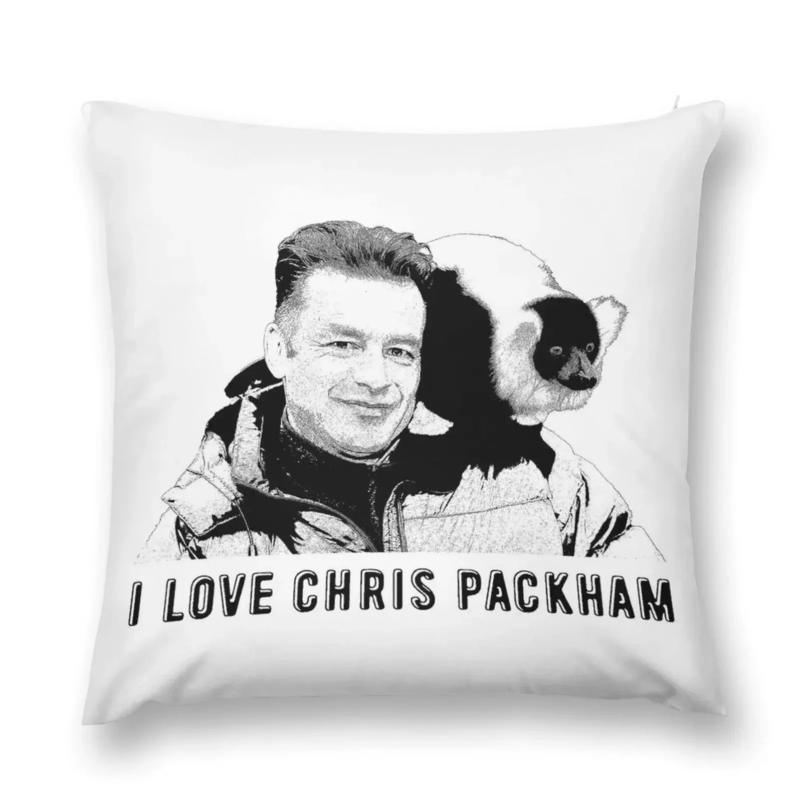 

I Love Chris Packham Throw Pillow Sofa Cushions Cover Couch Cushions pillow