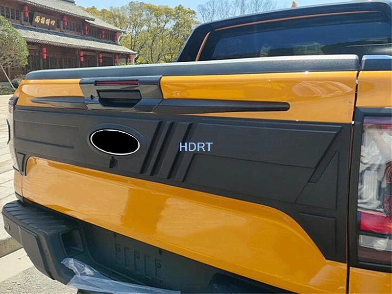 Car Style Front Racing Grille Mesh Trim Door Handle Gate Bowl Rear View Mirror Trunk Tail Light Cover For Ford Ranger T9 2023 +