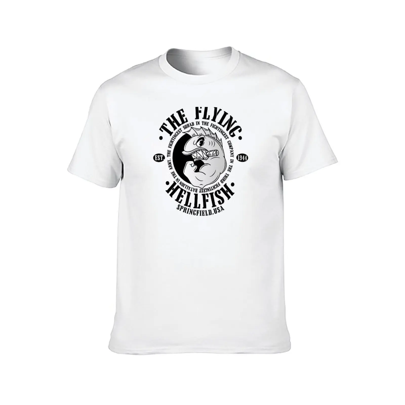 The Flying Hellfish T-Shirt man t shirts high quality luxury brand t shirt man plain T-Shirt