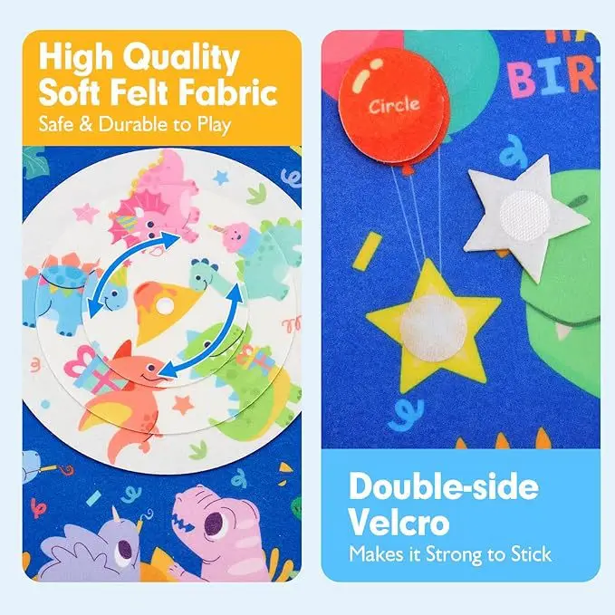 طفل مشغول مجلس ألعاب مونتيسوري تعلم الأنشطة التعليمية لعبة السفر ديناصور اللباس الحسي الحياة مهارة على ظهره