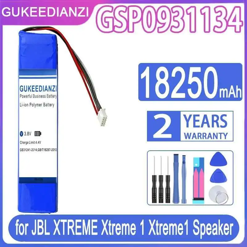 

Reliable Replacement For Jbl Xtreme 1 Xtreme1 Speaker GSP0931134 Battery Long-Lasting 18250Mah