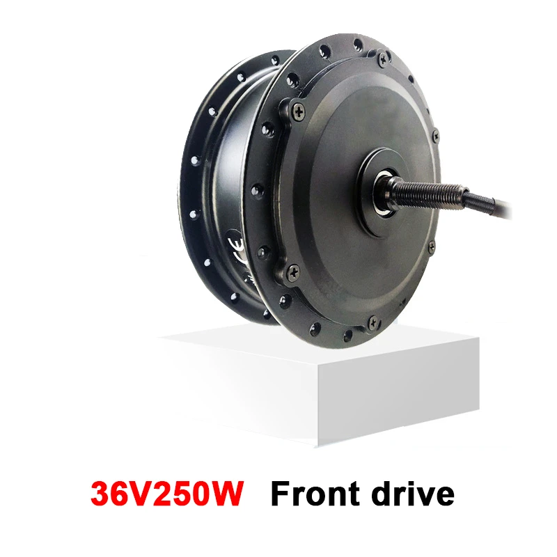 

Бесщеточный привод переднего колеса для электронного велосипеда 36 В, 250 Вт, со ступицей шестерни, небольшой высокоскоростной двигатель, 100 м, двигатель для ремонта горного велосипеда