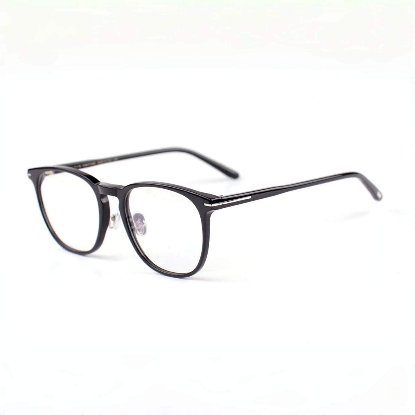 5700 Fashion Eyeglasses Man Woman,Iconic Metal Temple Design,Prescription Compatible,Breathable Clear Frame,Upgrade Daily Look