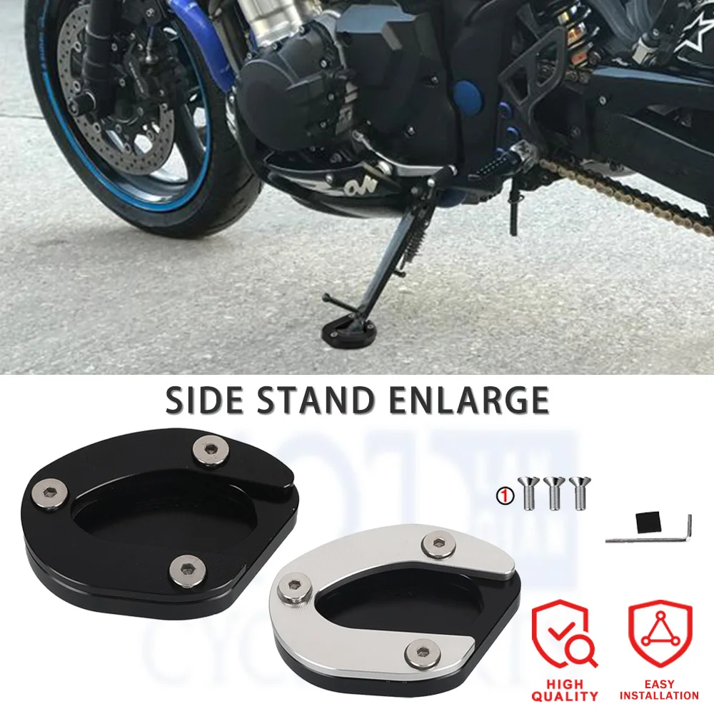 

Motorcycle Kickstand Extension Foot Side Stand Pad Plate For MV Agusta Dragster Rivale 800 2014 2015 2016 2017 2018 Accessories