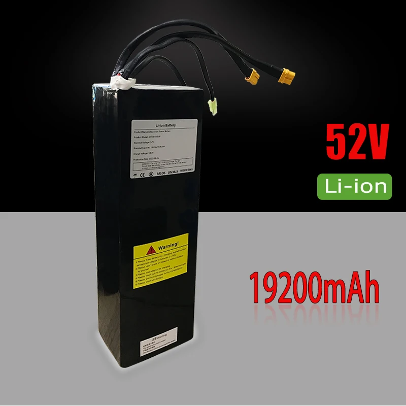 14S4P 19.2Ah 52V 19200mAh 21700 Lithium-ion Battery Pack Dual Port Fast Charging ,Suitable for Dual Drive Electric Scooters