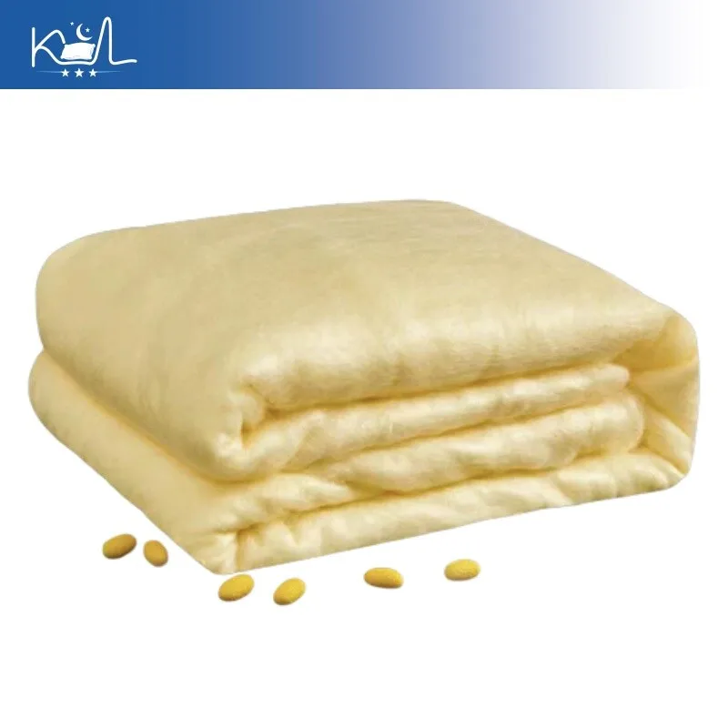 100% Handmade Double Cocoon Mulberry Silk Quilt Silk Cocoon Material Semi-Finished Product
