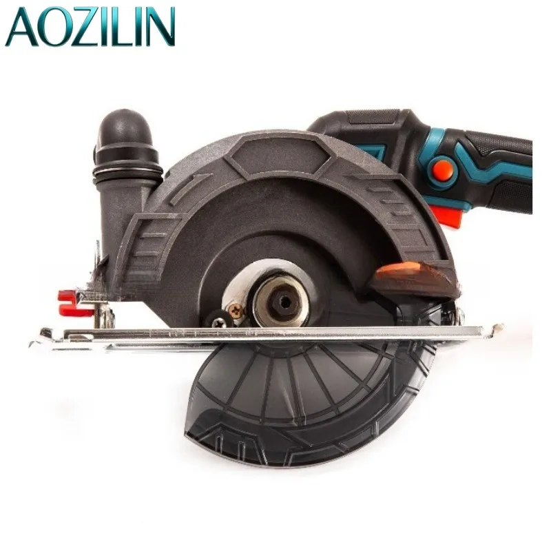 Cordless Brushless Mini Circular Saw, Lithium Battery Handheld Power Saw, Portable Multifunctional Cutting Electric Power Tool